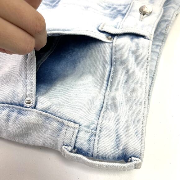 Old Navy‎ OG Shorts Womens Size 12 Light Wash Denim Summer Boho Festival Beach - Picture 4 of 11